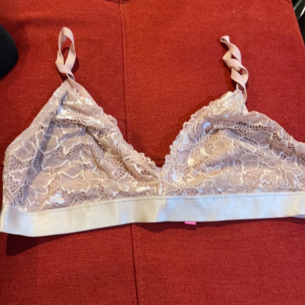 Rose gold bra